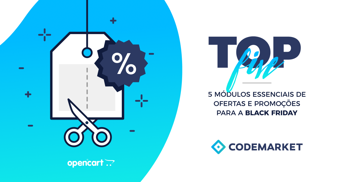 Codemarket Top 5 - Módulos essenciais para Ofertas e Promoções Opencar 